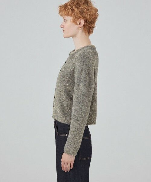 セール】 ルレックスシェニール クルーネックカーディガン