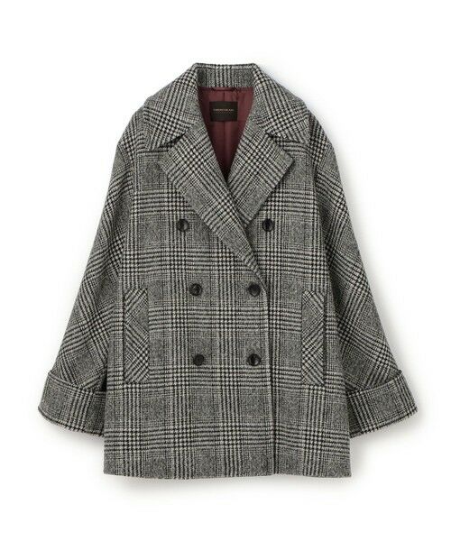 ひーこ IÉNA sese ダブルブレスト ピーコート チェック 裏地 ひーこ様