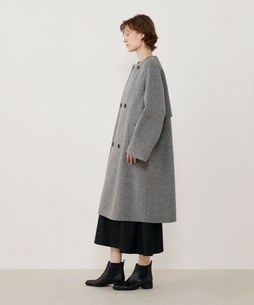 ダブルフェイス カラーレストレンチコート （その他アウター