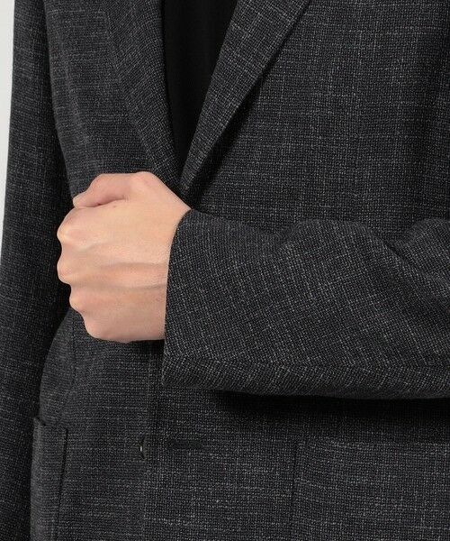 セール】 ウールシルクナイロン シングルブレステッド 2Bジャケット