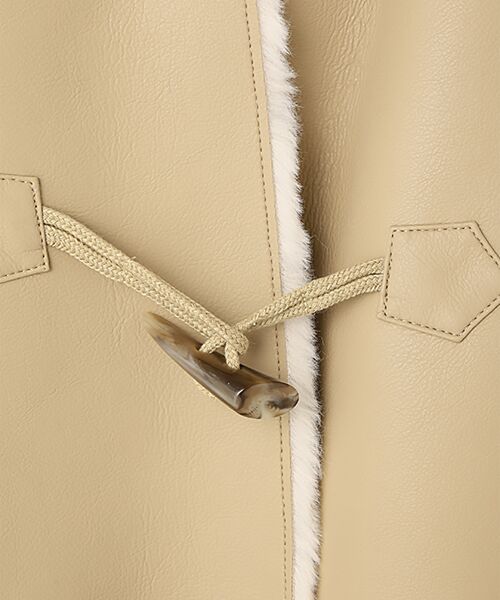 セール】 フェイクムートンダッフルコート （ダッフルコート）｜TABASA