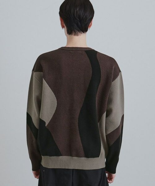 セール】 カラースキーム胸ZIPニット （ニット・セーター）｜tk.TAKEO
