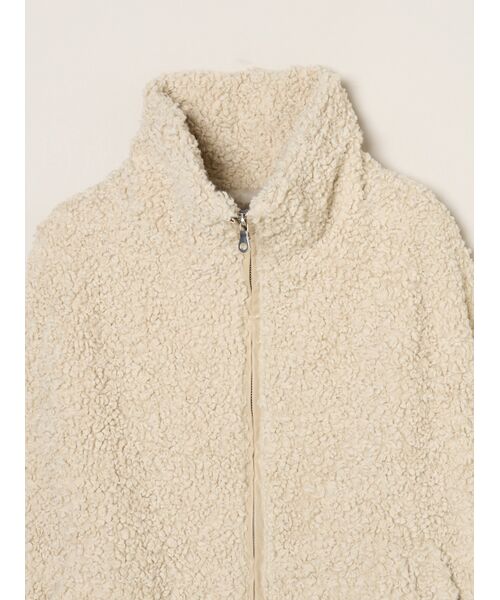 Everly】Poodle boa cape （その他アウター）｜three dots