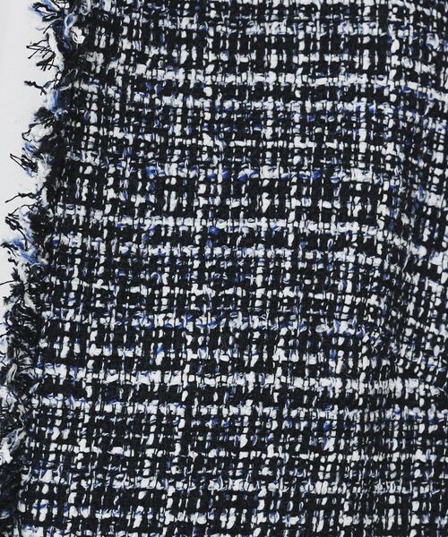 セール】 【入卒/セレモニー/通勤】ラメツイード ノーカラージャケット