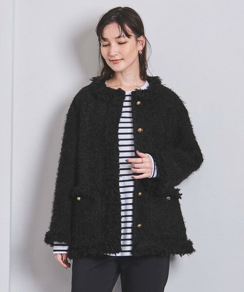 GIOLICA ツイード ジャケット （ノーカラージャケット）｜UNITED