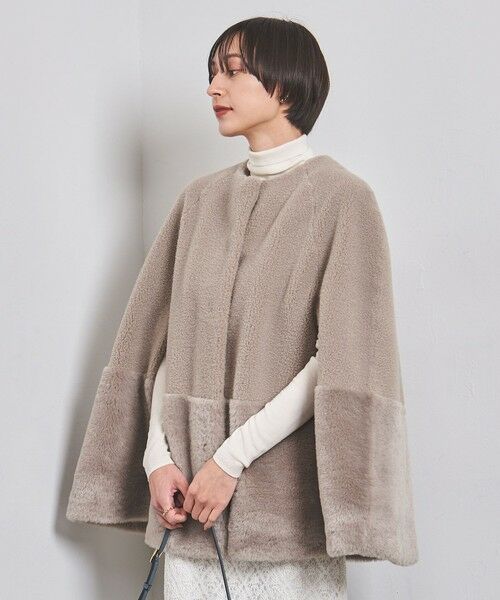 ボア マントコート （その他アウター）｜UNITED ARROWS / ユナイテッド