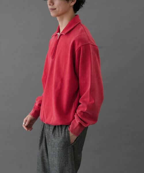 FORK&SPOON サンブリーチハーフジップスウェット （スウェット