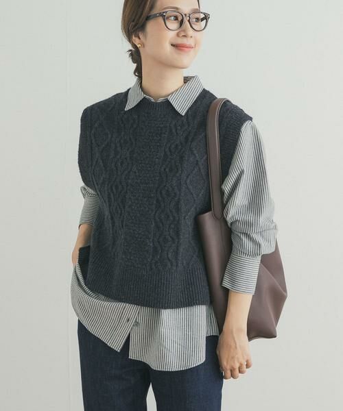 セール】 ケーブル柄ニットベスト （ベスト）｜URBAN RESEARCH DOORS