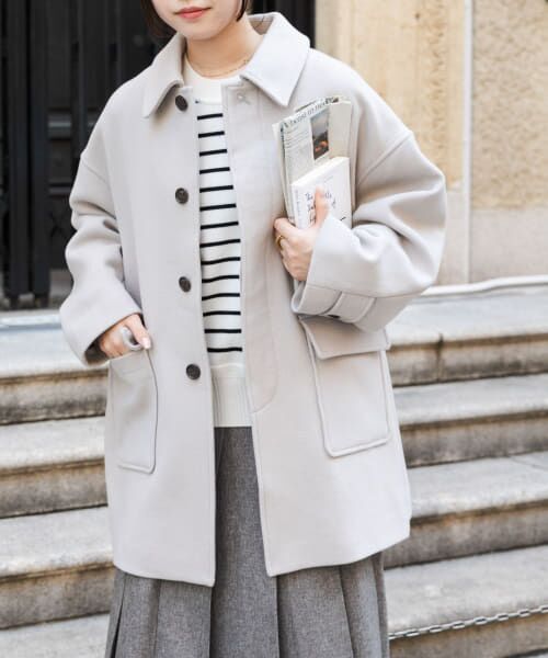 セール】 FORK&SPOON バルカラーミドルコート （その他アウター