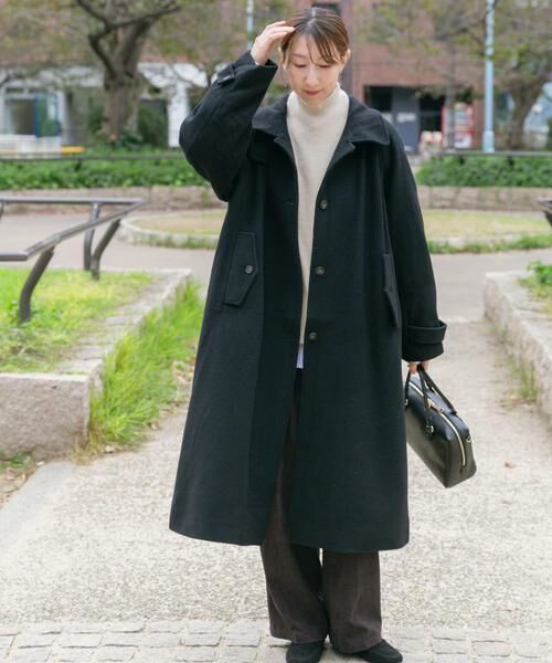 セール】 尾州ウールスタンドカラーコート （その他アウター）｜URBAN