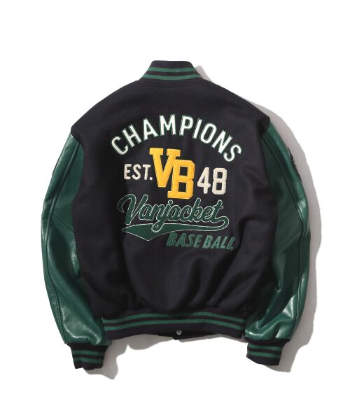 セール】 プレミアムスタジアムジャンパー （レザーブルゾン