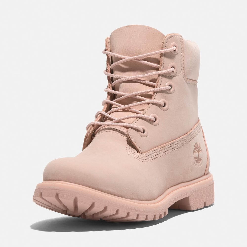 Timberland 6インチブーツ RUGBY TANピンクベージュ Timberland 6