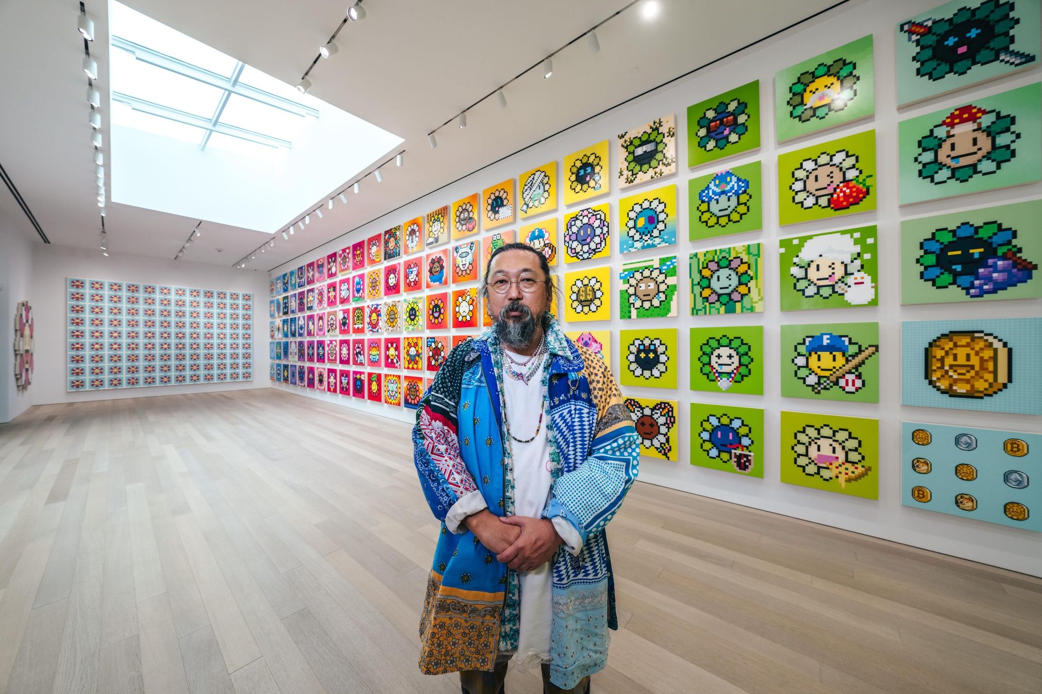村上隆の「Murakami.Flowers」の新作版画の展示&予約即売会が