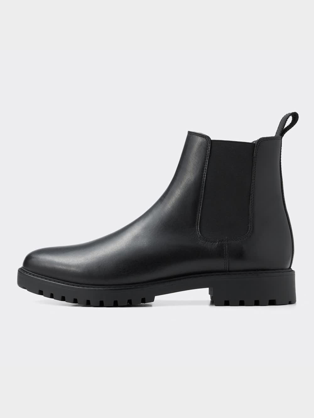 GU公式 | リアルレザーサイドゴアブーツ