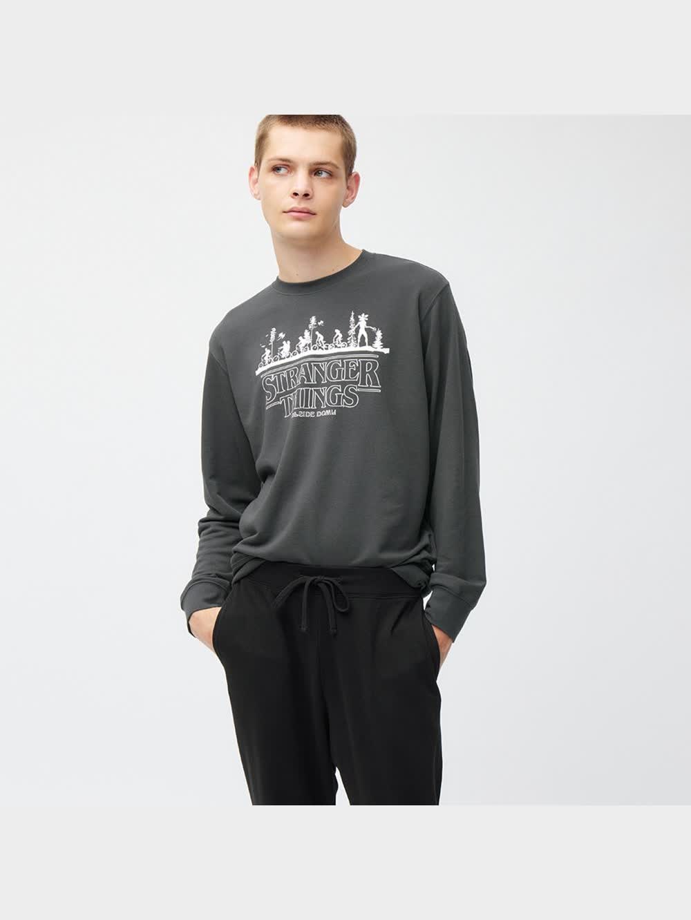 GU公式 | ソフトスウェットラウンジ(長袖&ロングパンツ) Netflix