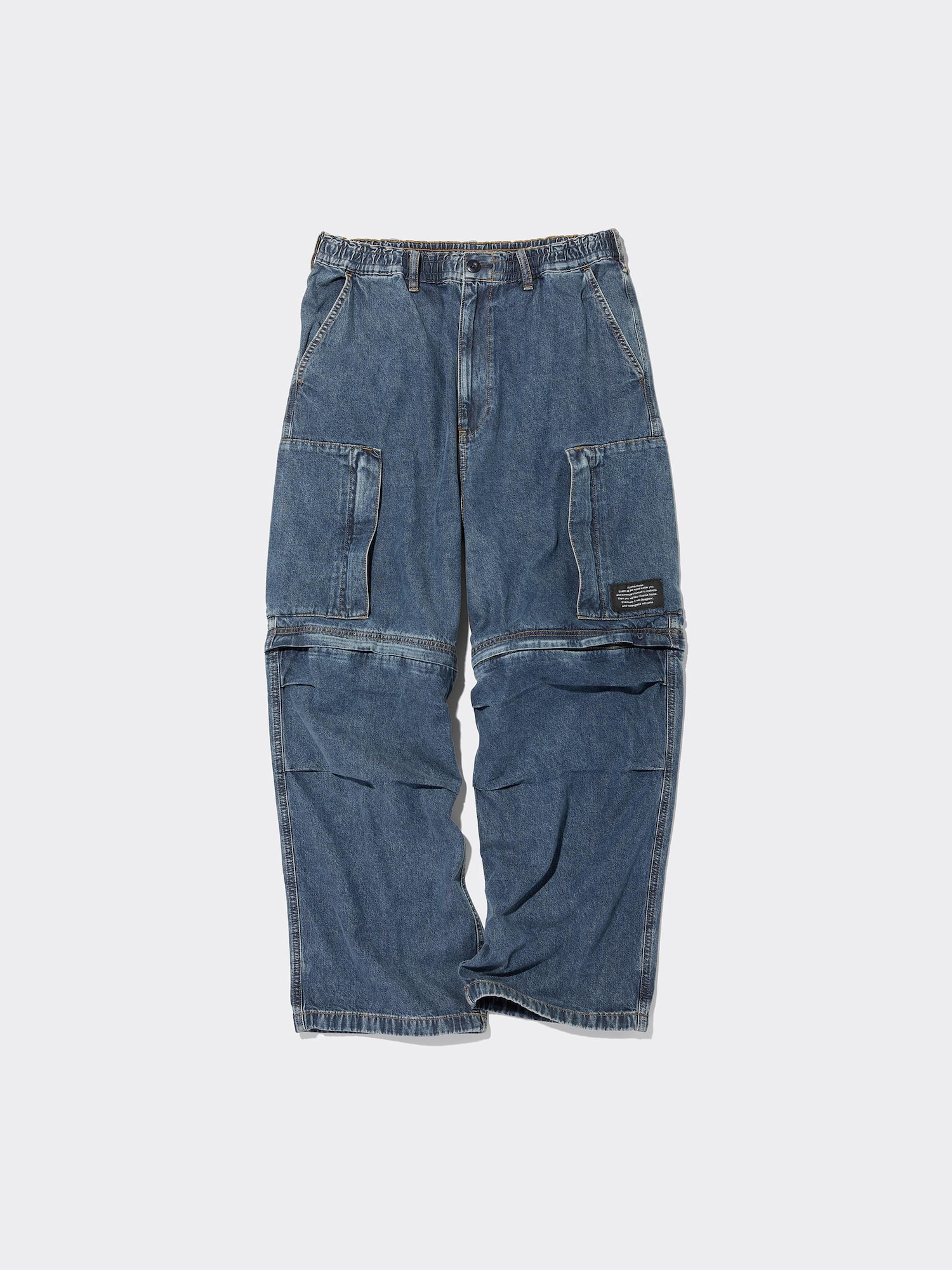 GU公式 | デニムコンバーチブルワイドカーゴパンツ UNDERCOVER