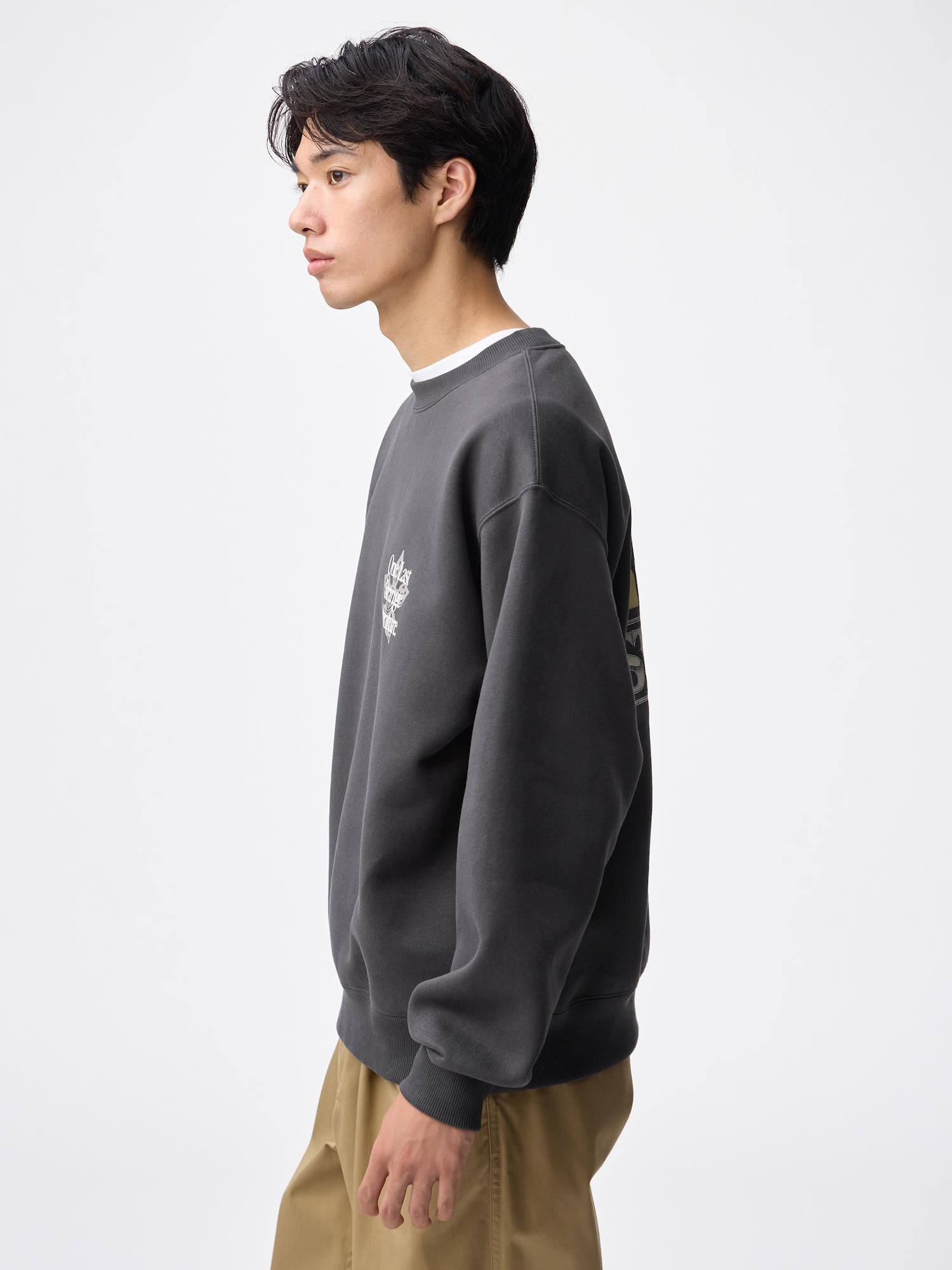 GU公式 | ヘビーウェイトスウェットプルオーバー ストレンジャー