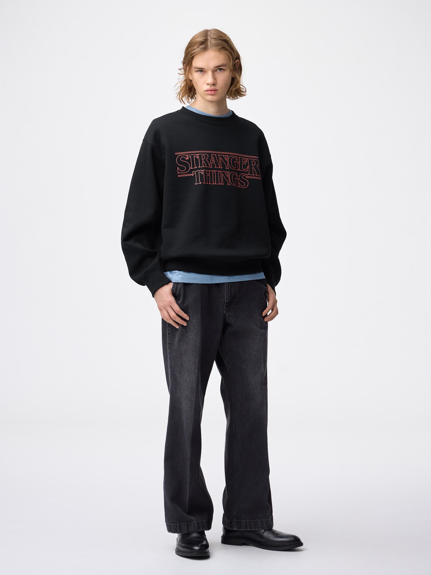 GU公式 | ヘビーウェイトスウェットプルオーバー ストレンジャー