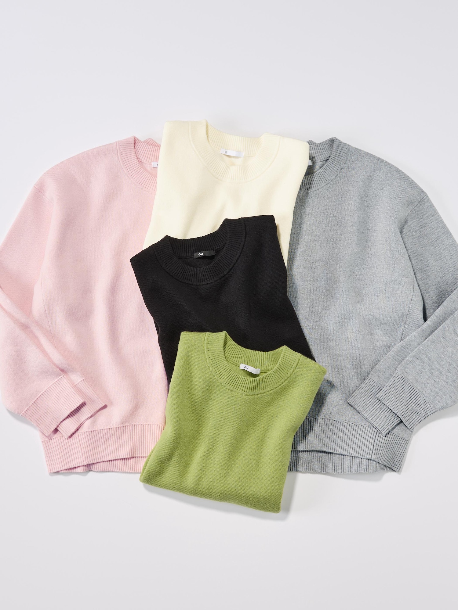 GU公式 | スウェットライクニットオーバーサイズプルオーバー
