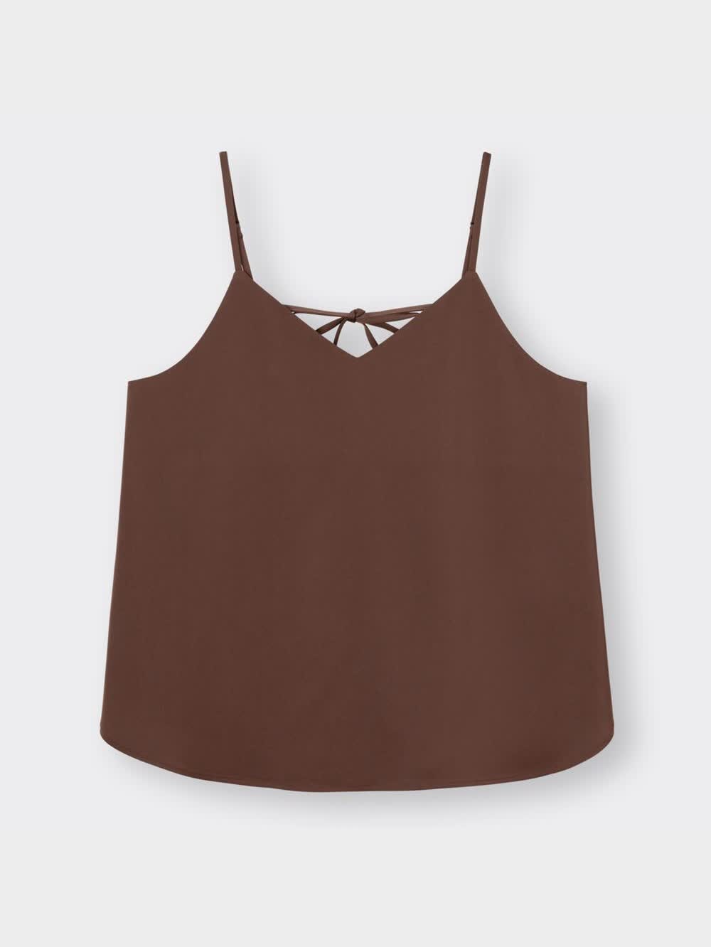 GU公式 | サテンキャミソールQ