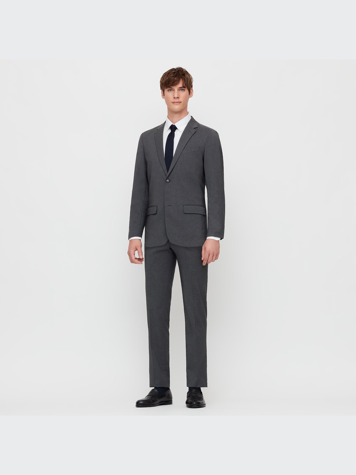 ユニクロ公式 | 感動ジャケット（ウールライク・Lサイズ・着丈70～74cm