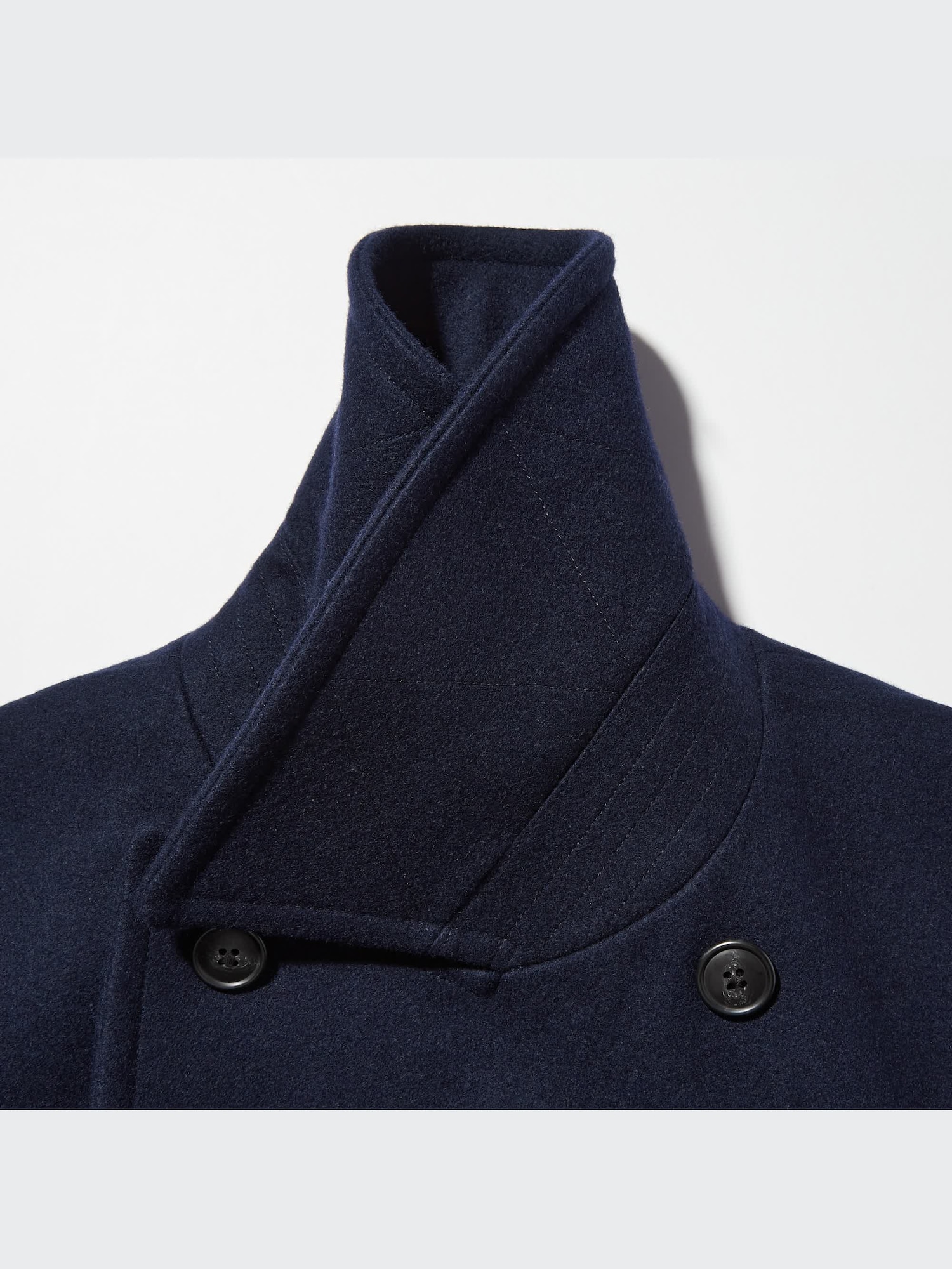 ユニクロ公式 | ウールブレンドオーバーサイズピーコート