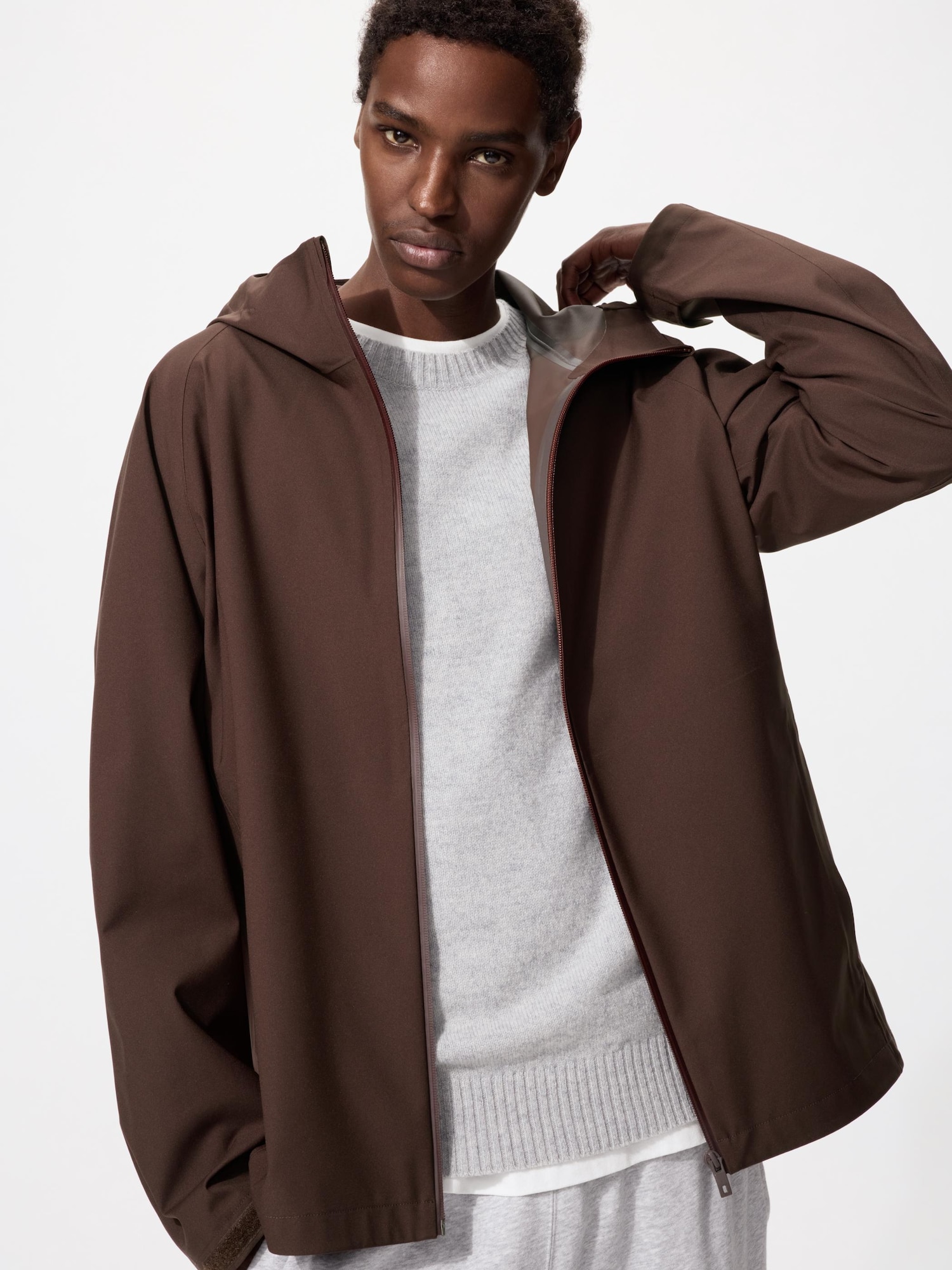 ユニクロ公式 | ブロックテックパーカ/3Dカット