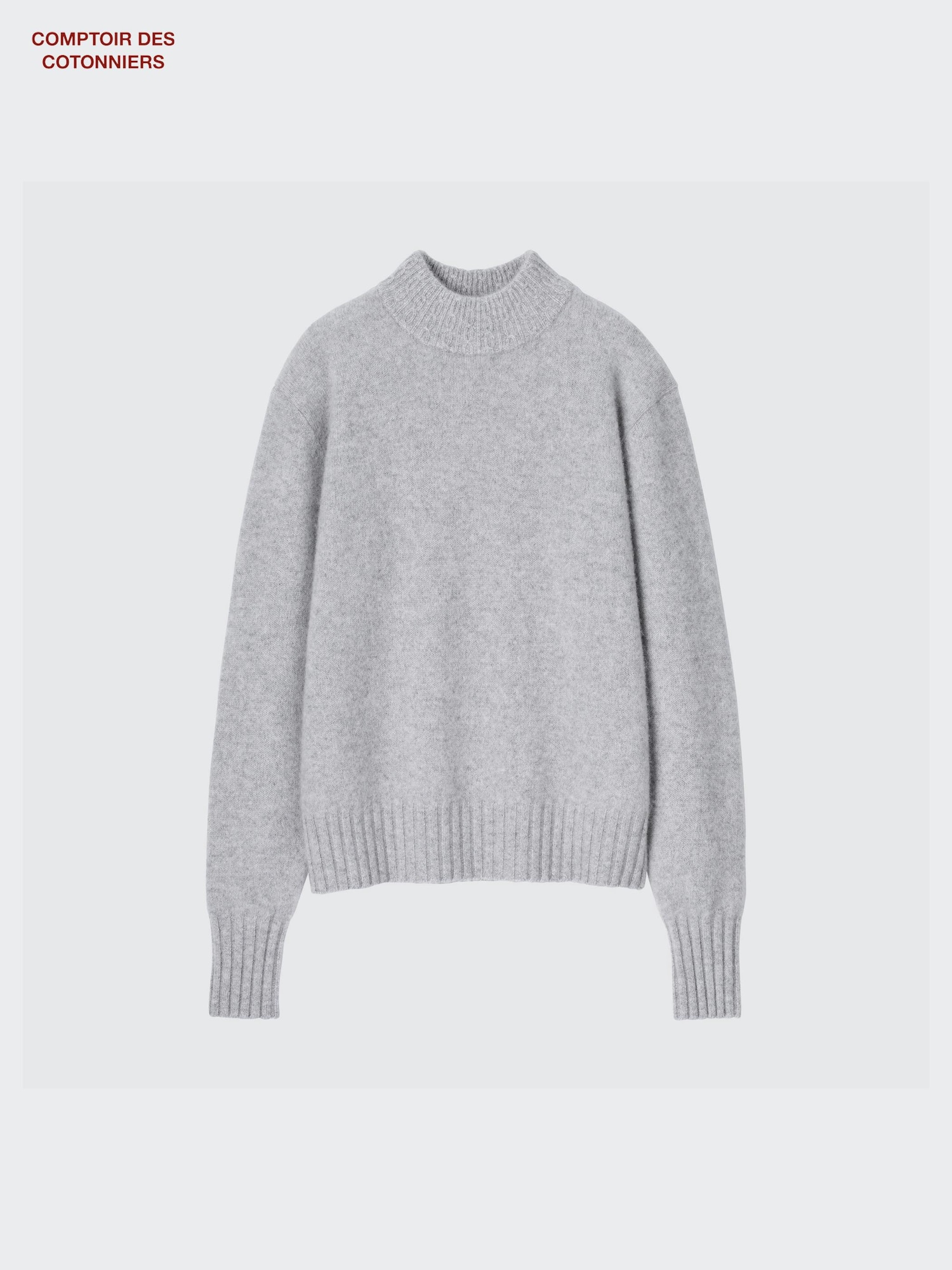 ユニクロ公式 | カシミヤモックネックセーター（長袖・コントワーデ