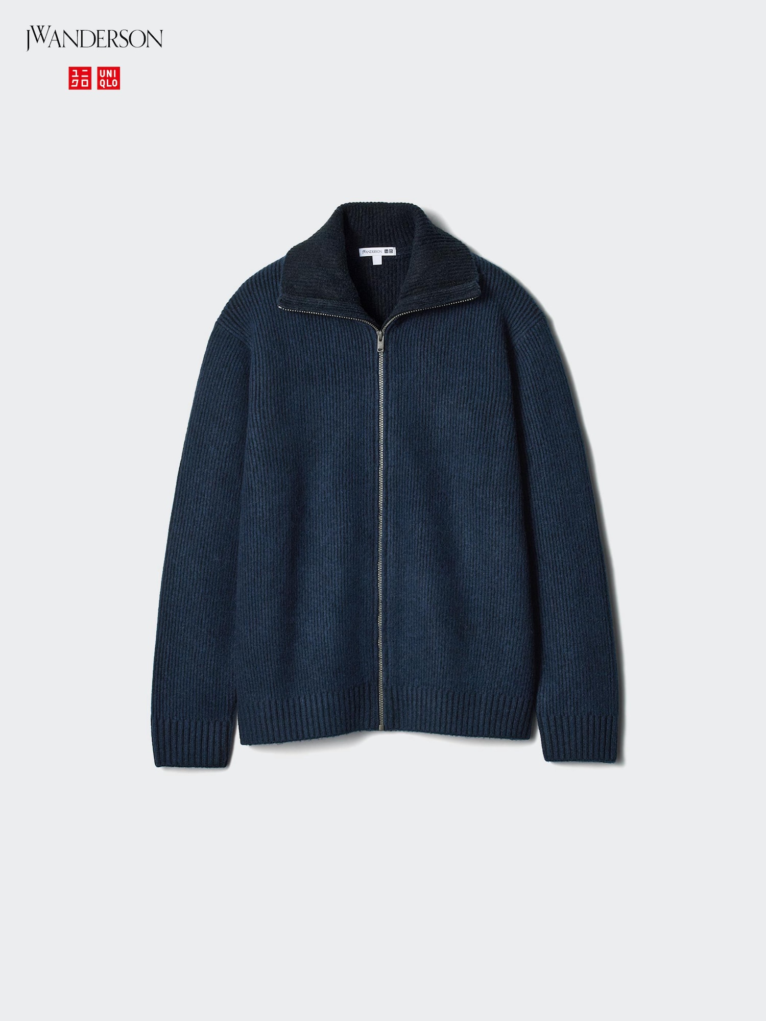 ユニクロ公式 | スフレヤーンリブフルジップセーター