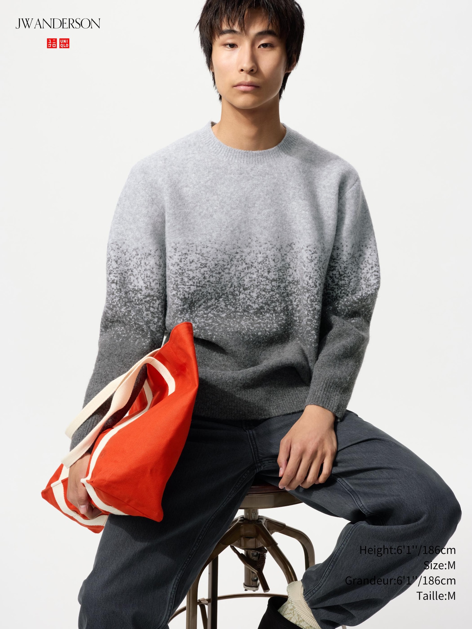 Unisex SOUFFLÉ YARN GRADATION CREW NECK SWEATER | UNIQLO CA