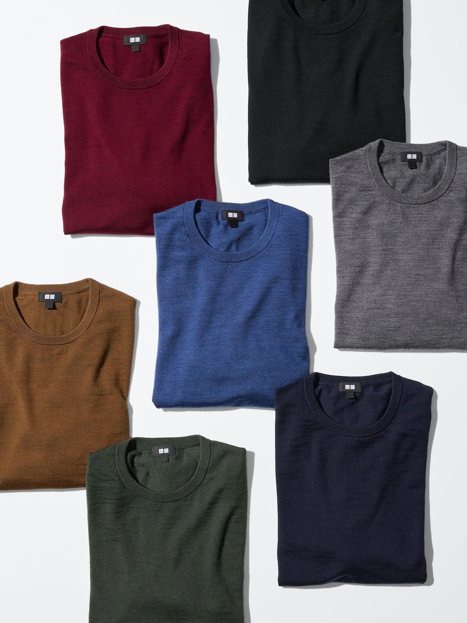 ユニクロ公式 | メリノクルーネックセーター