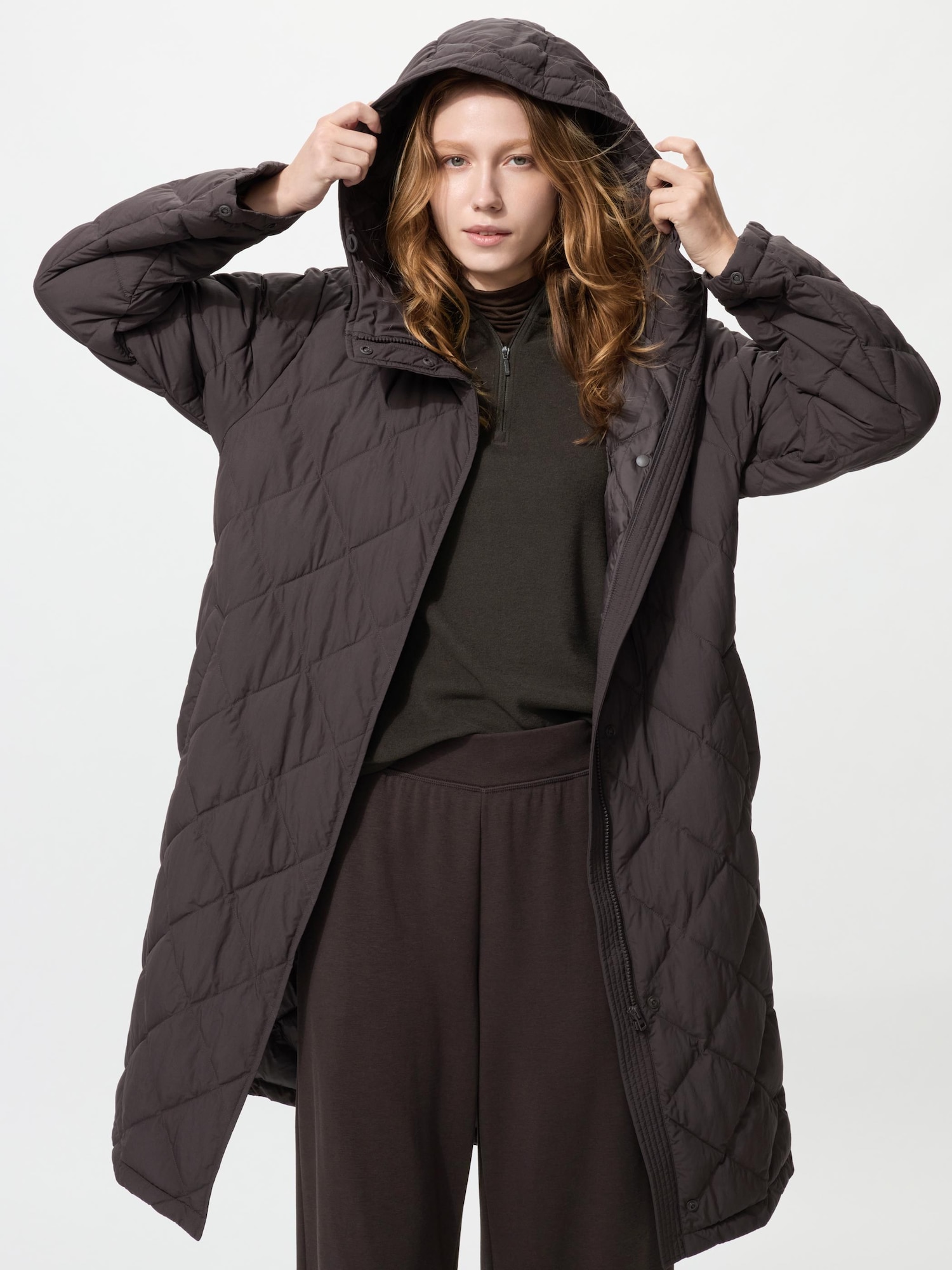 ユニクロ公式 | パフテックロングコートリラックスフィット