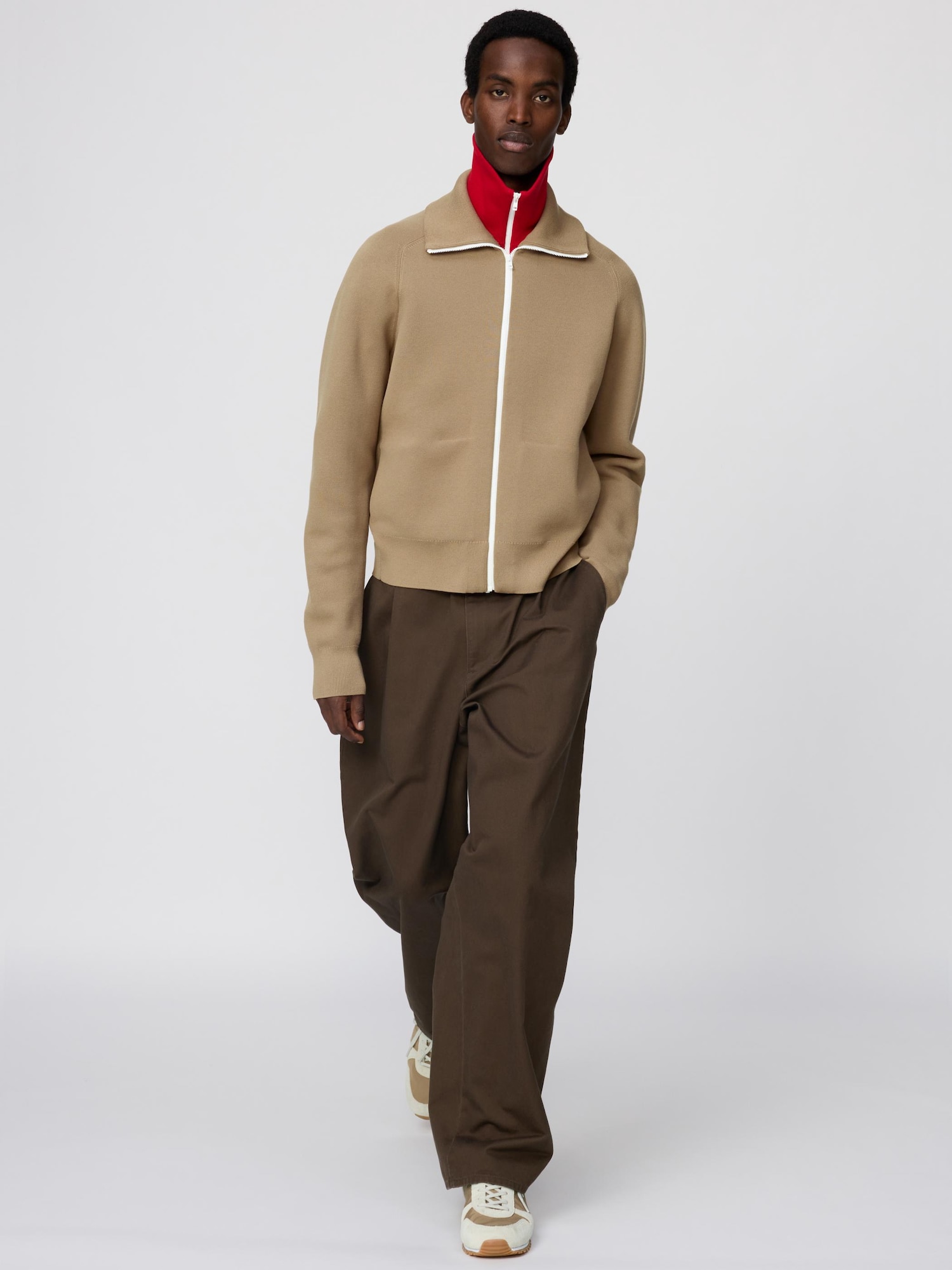 ユニクロ公式 | ミラノリブフルジップカーディガン