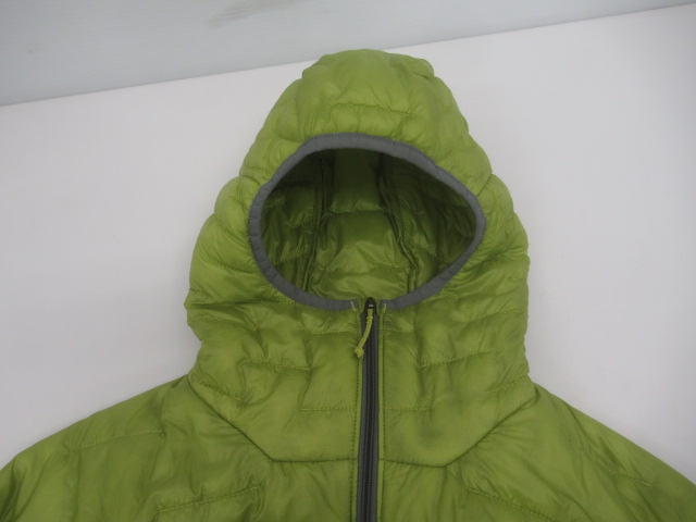 メンズ・マイクロ・パフ・フーディ グリーン | アウトドア用品