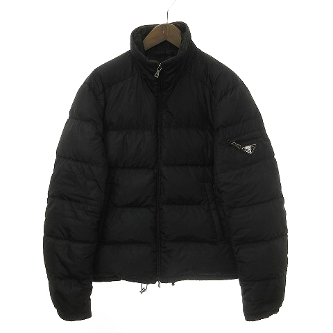 プラダスポーツ PRADA SPORT ダウンジャケット 三角プレート ロゴ