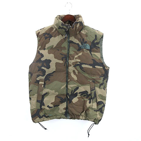 ノースフェイス ダウンベスト カモフラ柄 メンズXL 【公式通販】