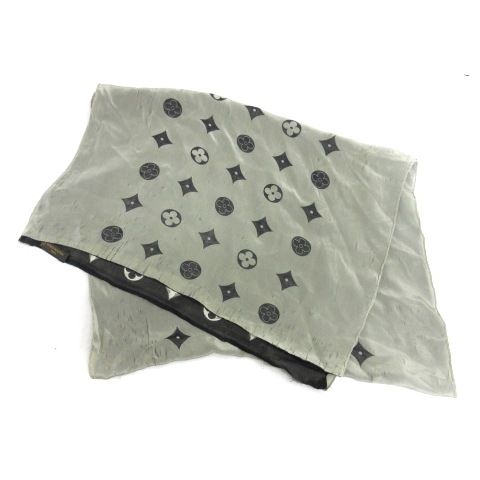 Louis Vuitton モノグラム ハンカチ グレー