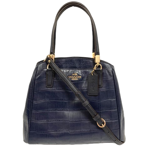 コーチ COACH ハンドバッグ ショルダーバッグ 2WAY クロコ 型押し ワン