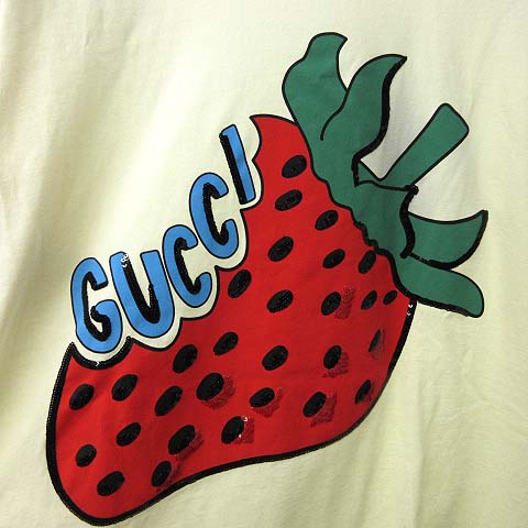 グッチ GUCCI 19SS 国内正規品 ストロベリー いちご Tシャツ