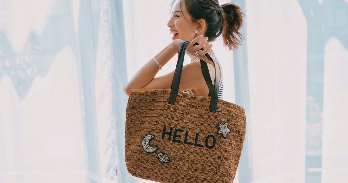 夏仕様の映えるトートバッグ「NINA BAGS」が気になる！ | VERY