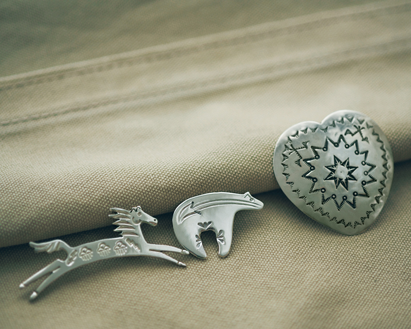 ロンハーマン HARPOクラシックビッグハートブローチ