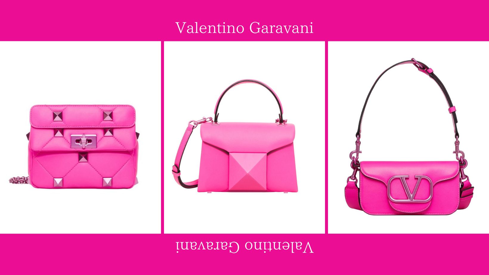 ヴァレンティノ」のピンクバッグが可愛い！メンズもチェックしたい | VERY
