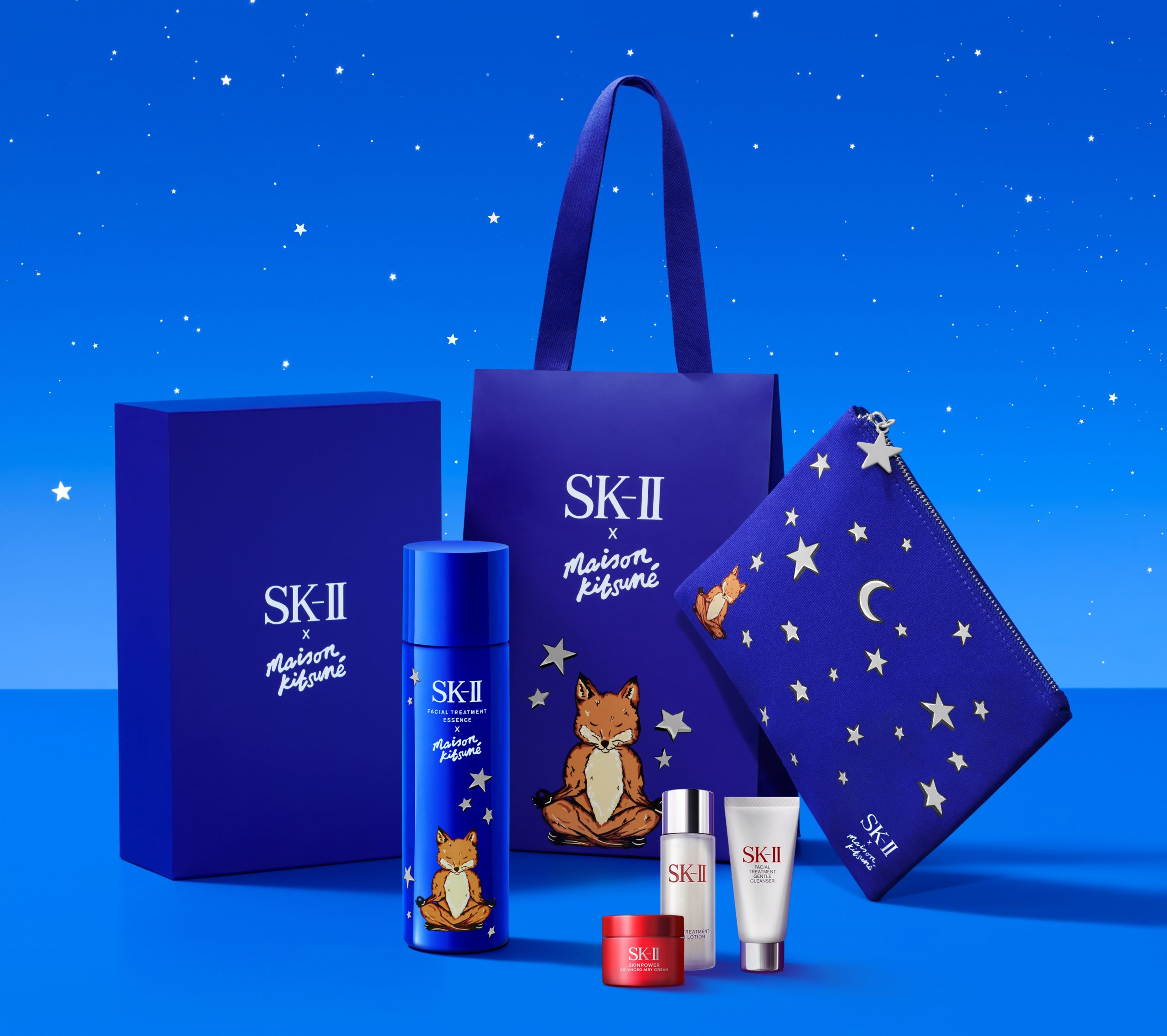 SK-II】のスキンケアコフレは「MAISON KITSUNÉ」のポーチ付き | VERY