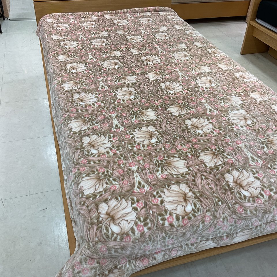 モリス ギャラリー リバーシブル毛布(（シングル）140×200cm ピンク