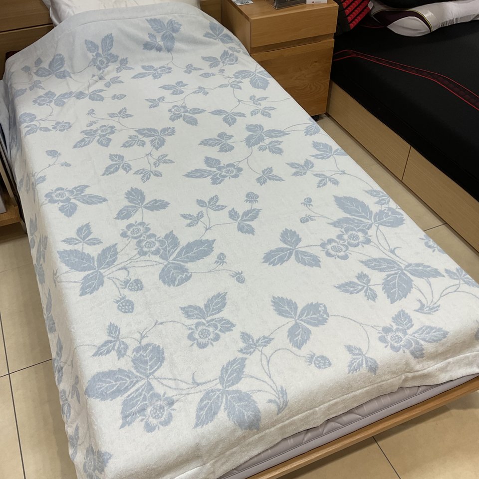 ウェッジウッド タオルケット(（シングル）140×190cm グレー): 毛布