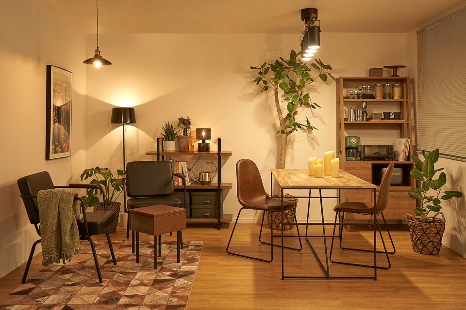 2脚セット]1人掛けソファ ダイニングソファ ヴィンテージ調 [幅63