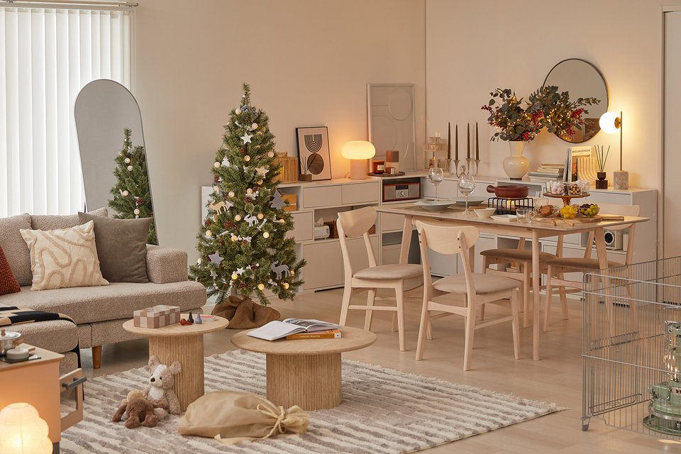 WTW ネストテーブル パームツリー 2点セット 丸テーブル | 【公式