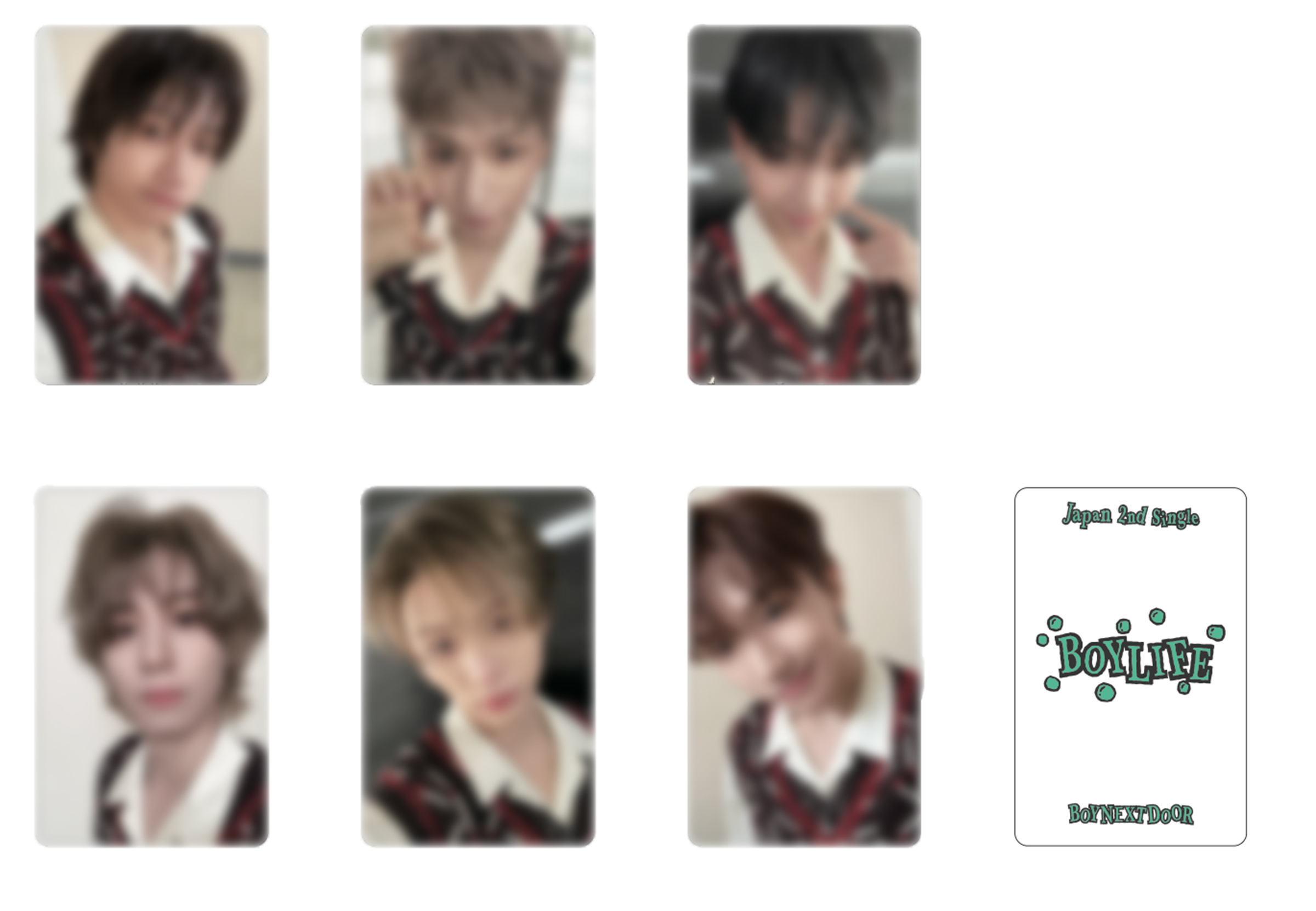 BOYNEXTDOOR 東京 立川 FC特典 ボネクド トレカ 6枚 BOYNEXTDOOR