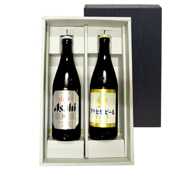 ビールセット アサヒ スーパードライ & マルエフ 500ml 中瓶 2本セット