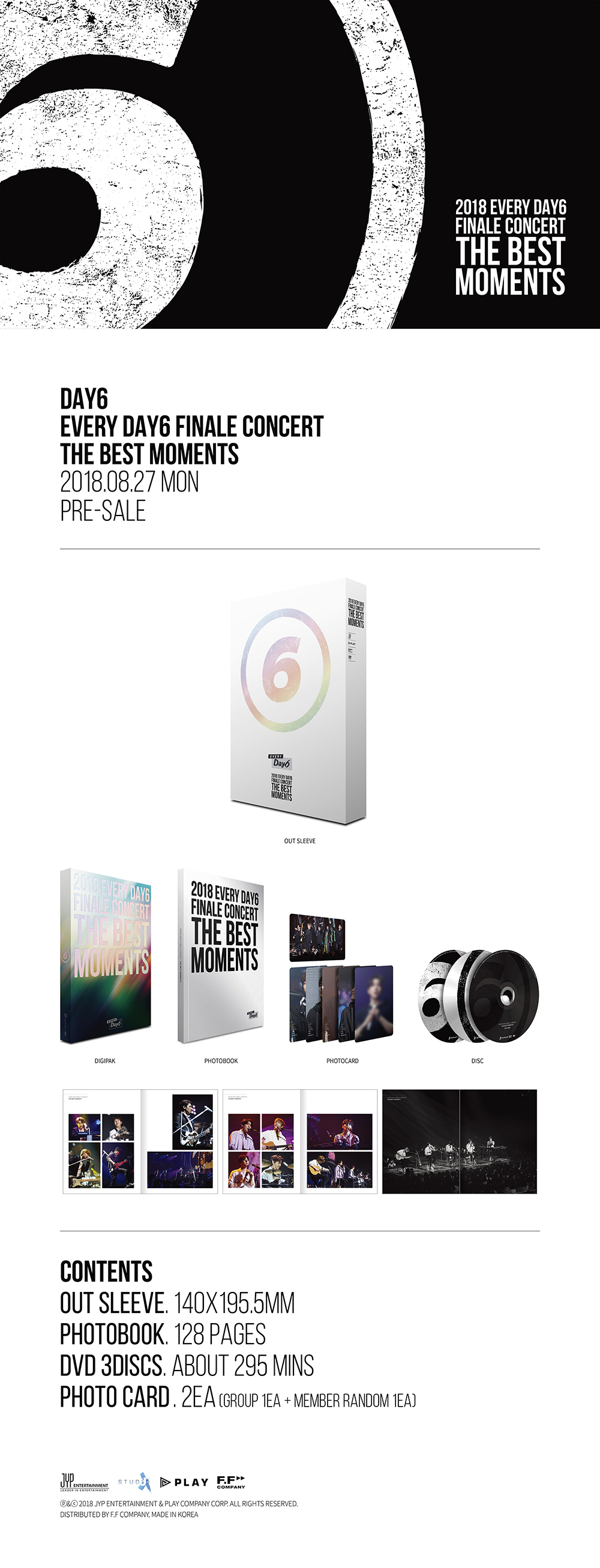 데이식스(DAY6) - Every DAY6 Finale Concert - The Best Moments DVD